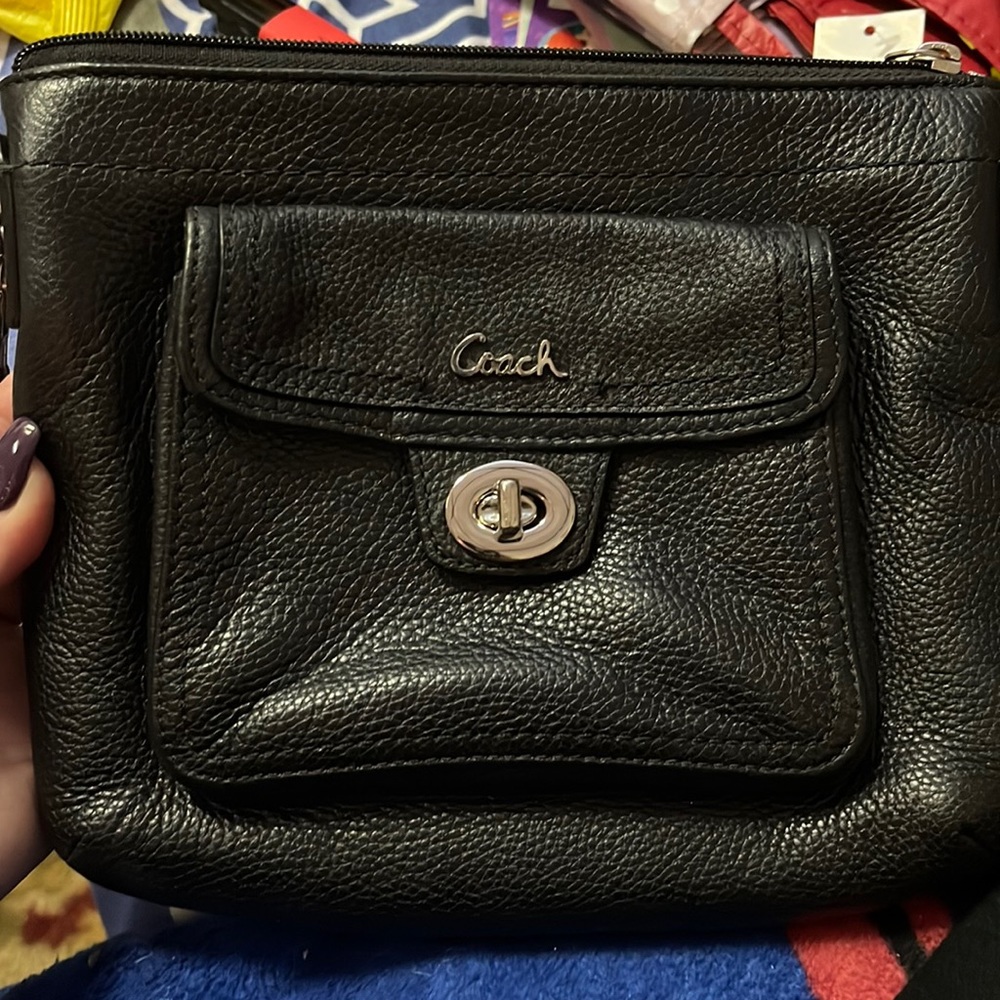 Coach leather cross body